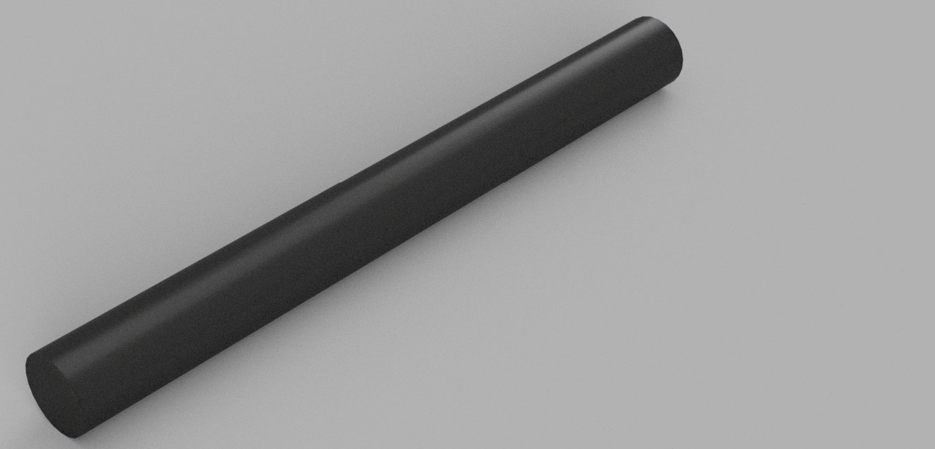 Render of the cylindrical connecting rod